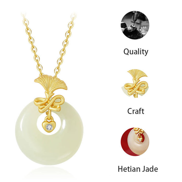 Buddha Stones Halsketten-Anhänger aus 925er-Sterlingsilber, natürlicher Hetian-Jade, Nelke, Blume, Wohlstand - image 5