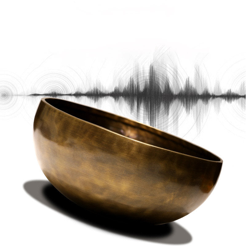 Tibetische Klangschale, handgefertigt für Heilung und Meditation, Klangschalen-Set mit positiver Energie - image 5