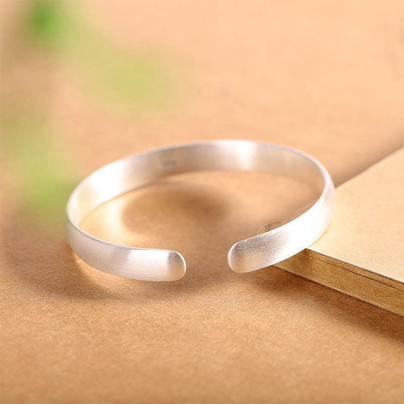 Buddha Stones 999 Sterling Silber Koi-Fisch-Glücks-Armreif - image 2