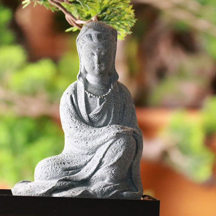 Buddha Stones Avalokitesvara Statue Segen Heimdekoration - image 3