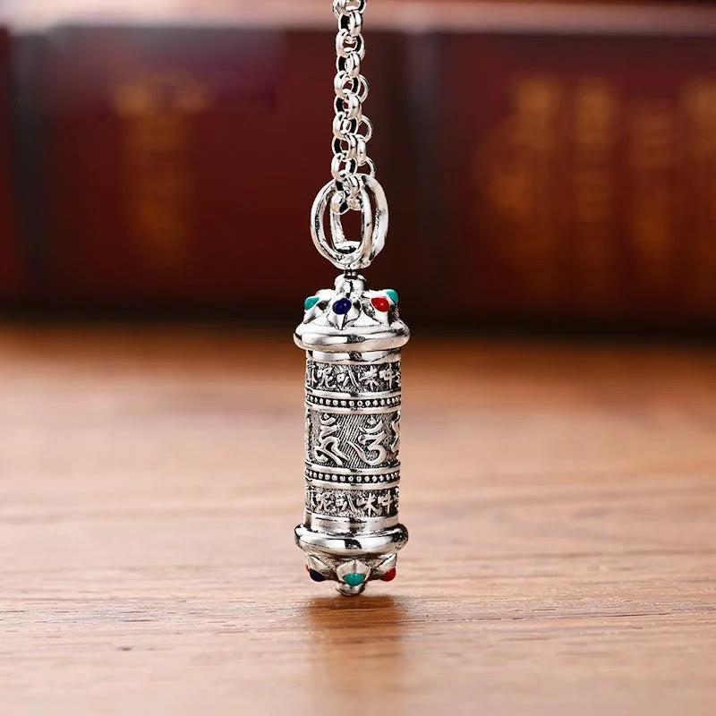 Buddha Stones, tibetischer Om Mani Padme Hum Fokus-Halskettenanhänger - Om Mani Padme Hum (Liebe♥Fokus) - image 1