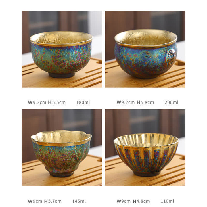 Bunte Teetasse aus Keramik mit Buddha Stonesn - image 31