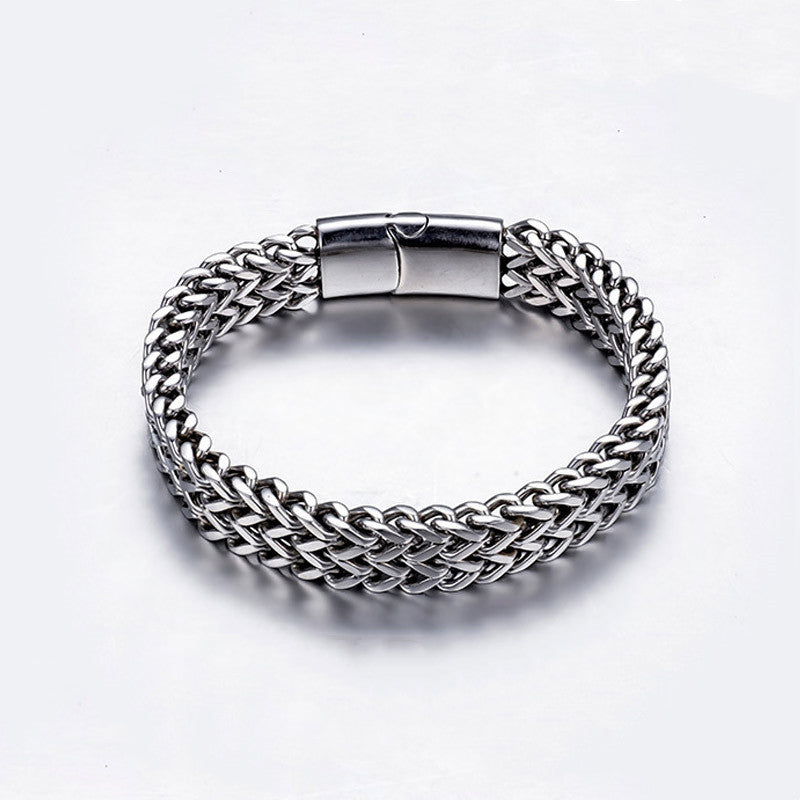 Buddha Stones, Fischschuppen-Magnetschnalle, Balance-Armband aus Titanstahl - image 6