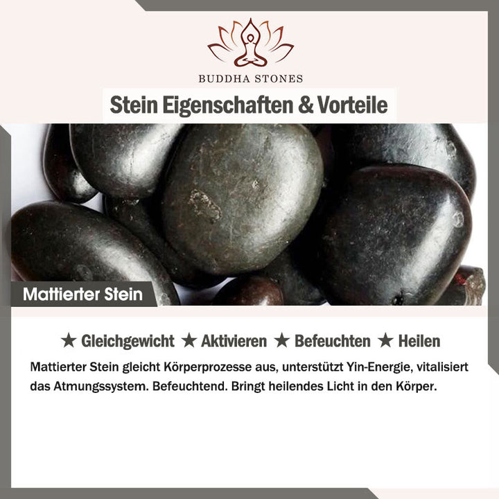 Buddha Stones 3-teiliges Aktivierungsarmband aus gefrostetem Stein, Lavagestein und Tigerauge