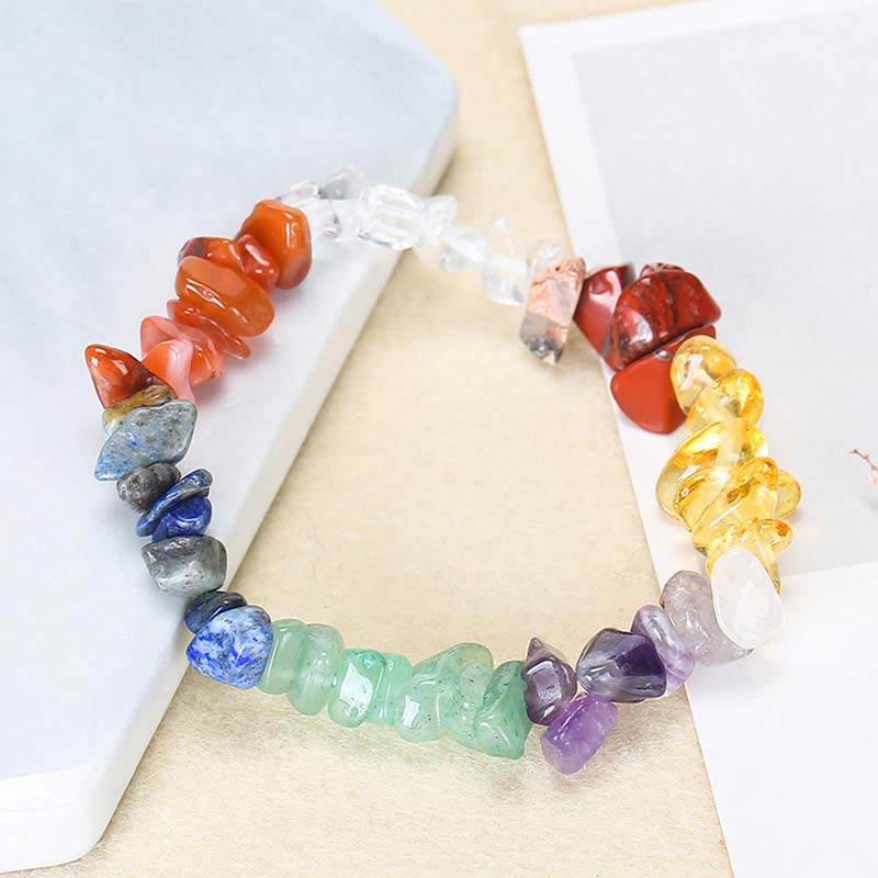 Armband aus natürlich geformtem, unregelmäßig geformtem Kristallstein – wohltuende Wärme - image 56