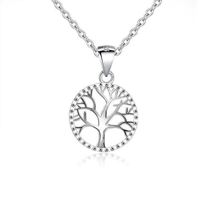 Buddha Stones Der Baum des Lebens 925 Sterling Silber Creation Halskette Anhänger - image 1