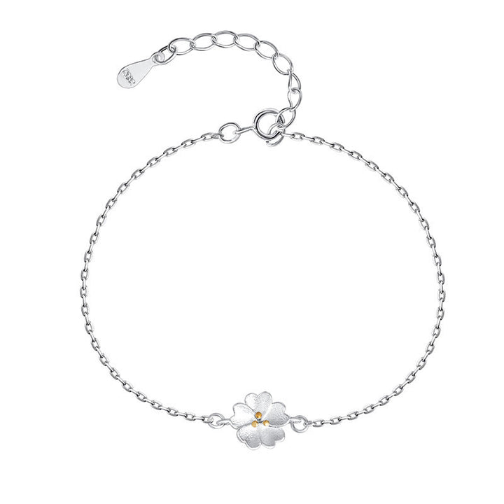 Buddha Stones 925 Sterling Silber Kirschblüten-Segen-Kettenarmband - image 8