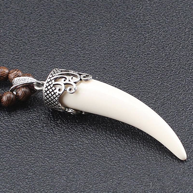 Wenge Holz Türkis Stein Horn Stil Schutz Meditation Halskette Anhänger - image 9