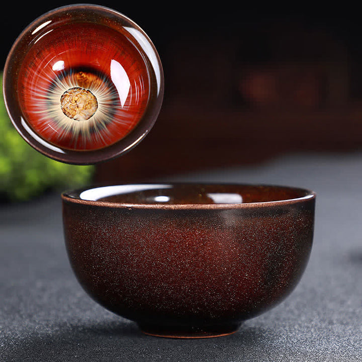 Buddha Stones Bunte Keramik-Teetasse Home Office Teetassen