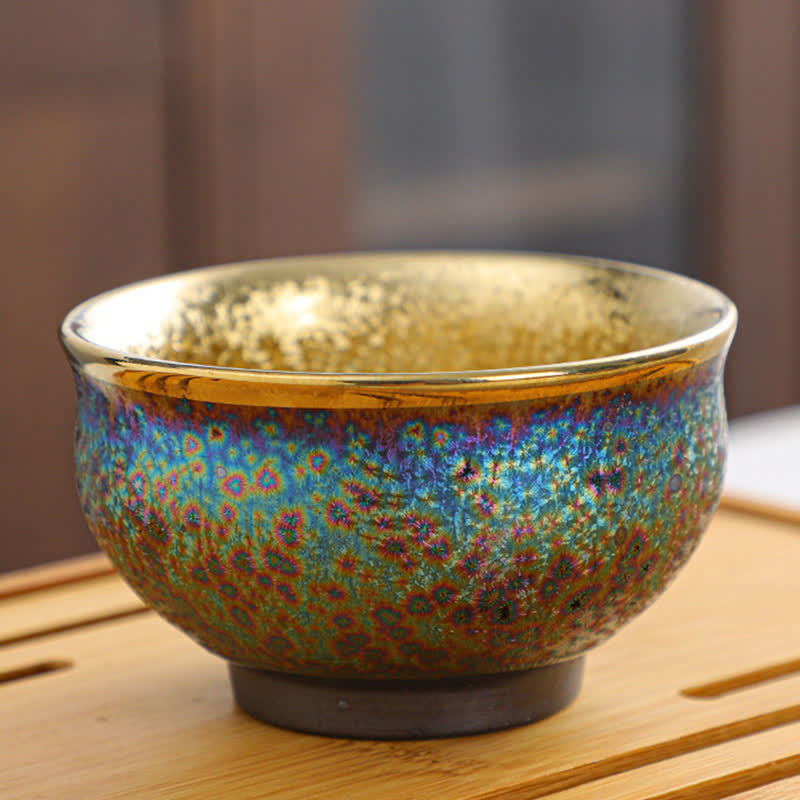 Bunte Teetasse aus Keramik mit Buddha Stonesn - image 24