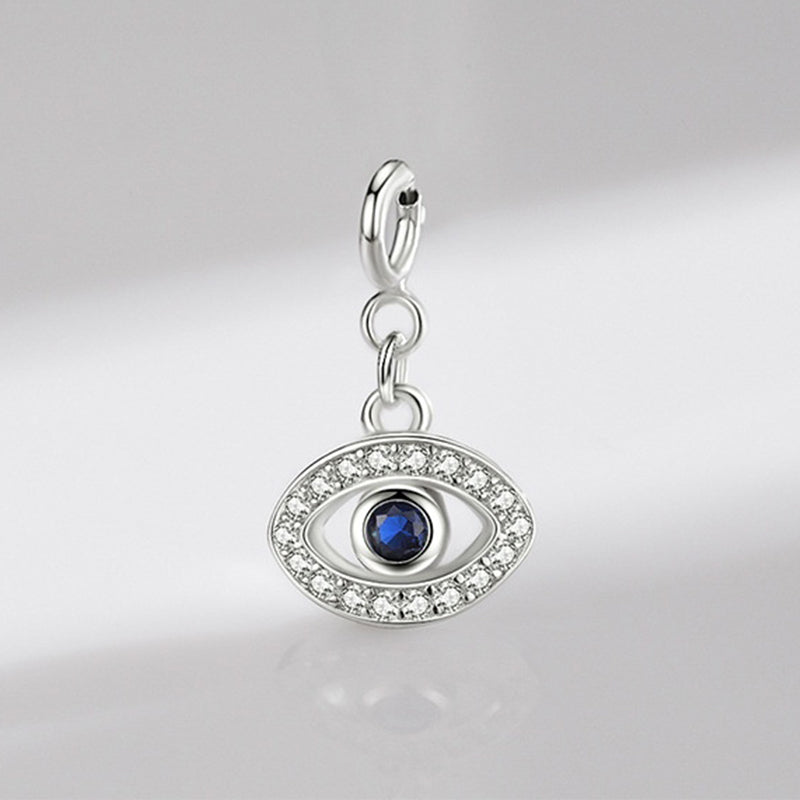 925 Sterling Silber Böser Blick Hamsa Symbol Wohlstand Glück Kette Halskette Anhänger