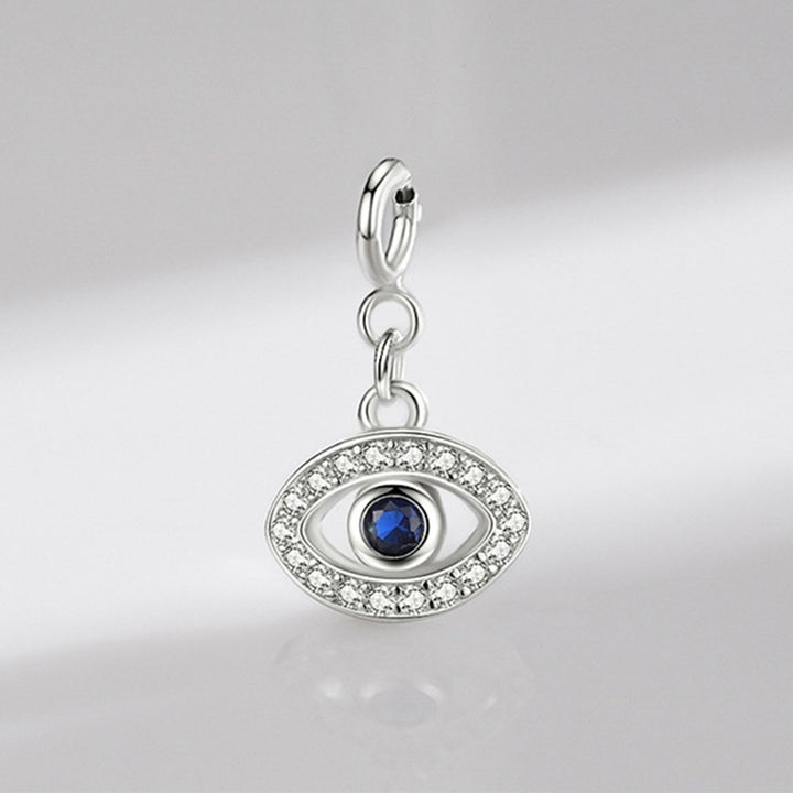 925 Sterling Silber Böser Blick Hamsa Symbol Wohlstand Glück Kette Halskette Anhänger