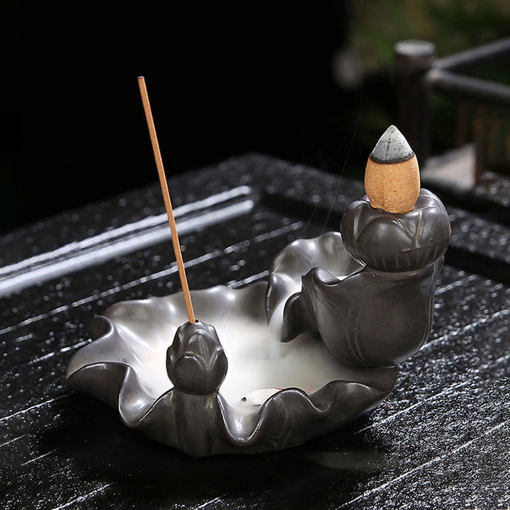 Buddha Stones Koi Fish Lucky Räuchergefäß Dekoration - image 2