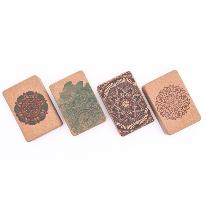 Buddha Stones Tibetisches Mandala Achtsames Yoga Korkblock - image 10