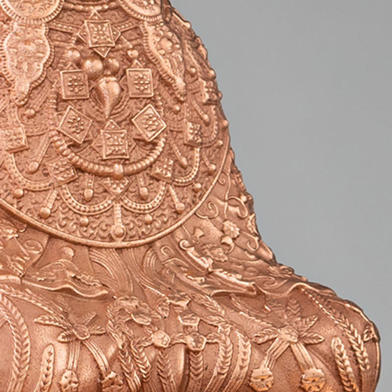 Buddha Shakyamuni Figur Mitgefühl handgefertigte Kupferstatue Dekoration - image 9