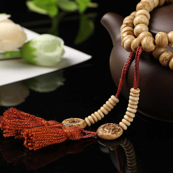 Tibetisches Yak-Knochen-Mala-Stärke-Armband