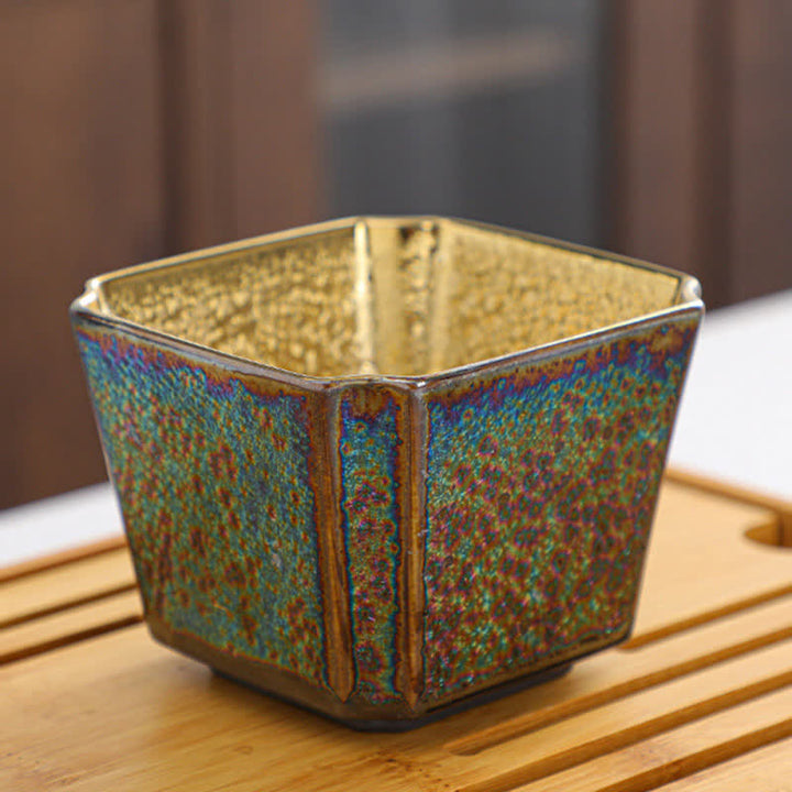 Bunte Teetasse aus Keramik mit Buddha Stonesn - image 23