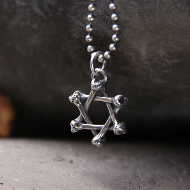 Davidstern-Hoffnungsschutz-Halskette aus 925er-Sterlingsilber - Klein - image 2