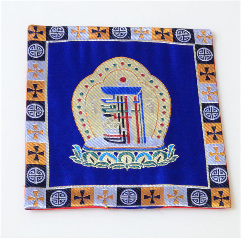Gebetsaltarmatte Man-Bcu Kalachakra Heilung Meditation Jacquard-Matte - Blau - image 12