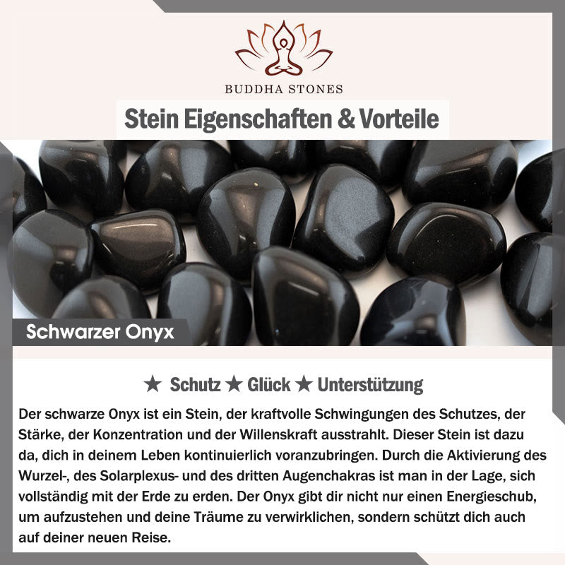 Halskette mit spitzem Anhänger aus Naturstein von Buddha Stones