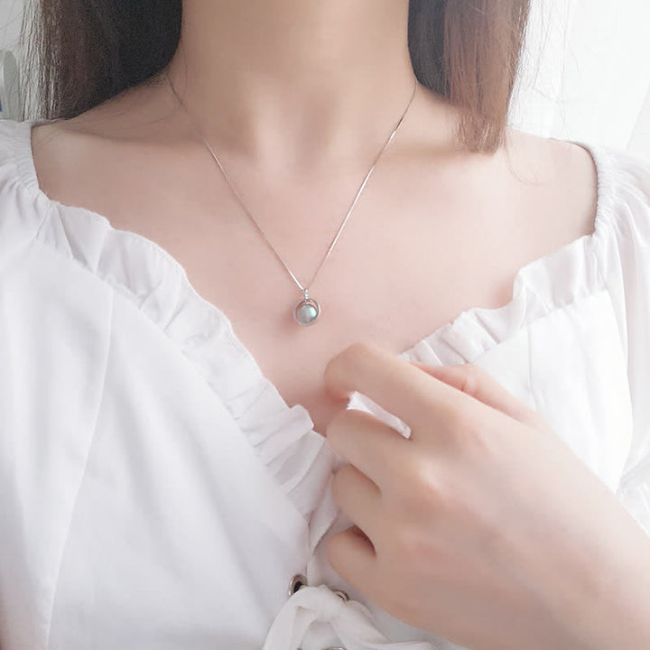 Buddha Stones Halskettenanhänger aus 925er-Sterlingsilber, Mondstein, Liebesplanet, drehbares Muster - image 7