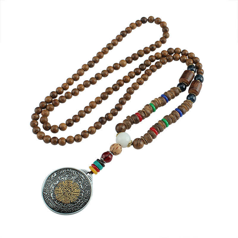 Buddha Stones, tibetische Om Mani Padme Hum Gebetsmühle, Rotation, Vajra-Holz-Halsketten-Anhänger - image 26