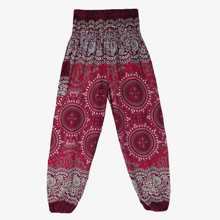 Buddha Stones Boho Lose Haremshose Damen Yogahose