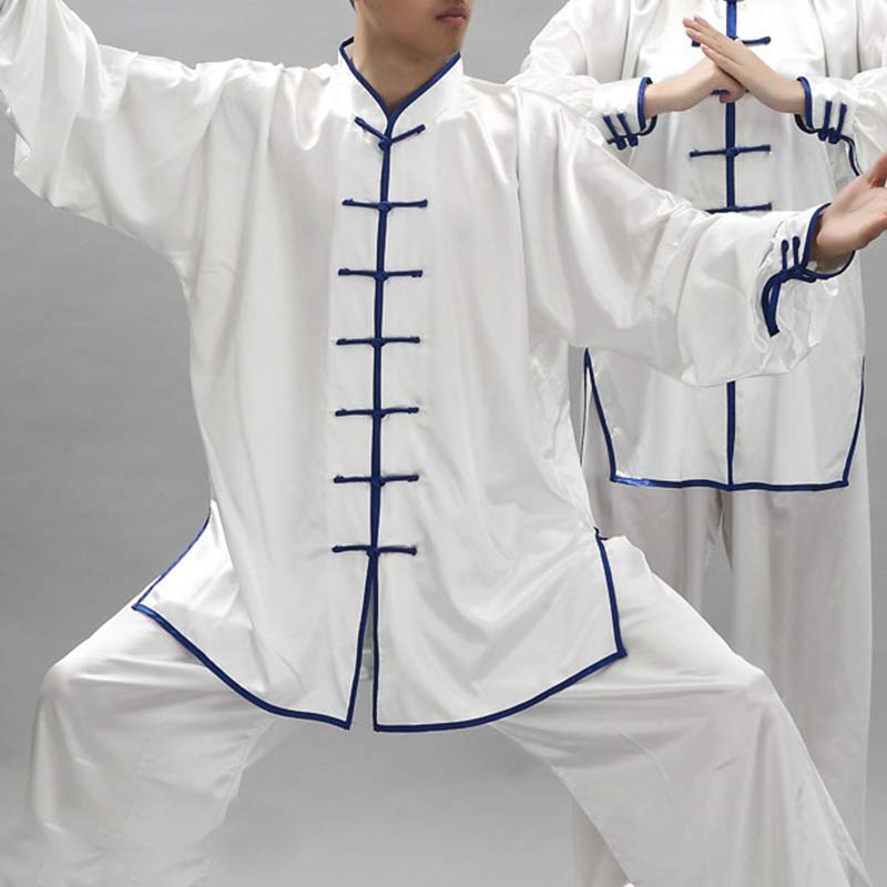 Buddha Stones, einfaches Muster, Meditation, Gebet, spirituell, Zen, Tai Chi, Qigong, Praxis, Unisex-Kleidungsset - image 2