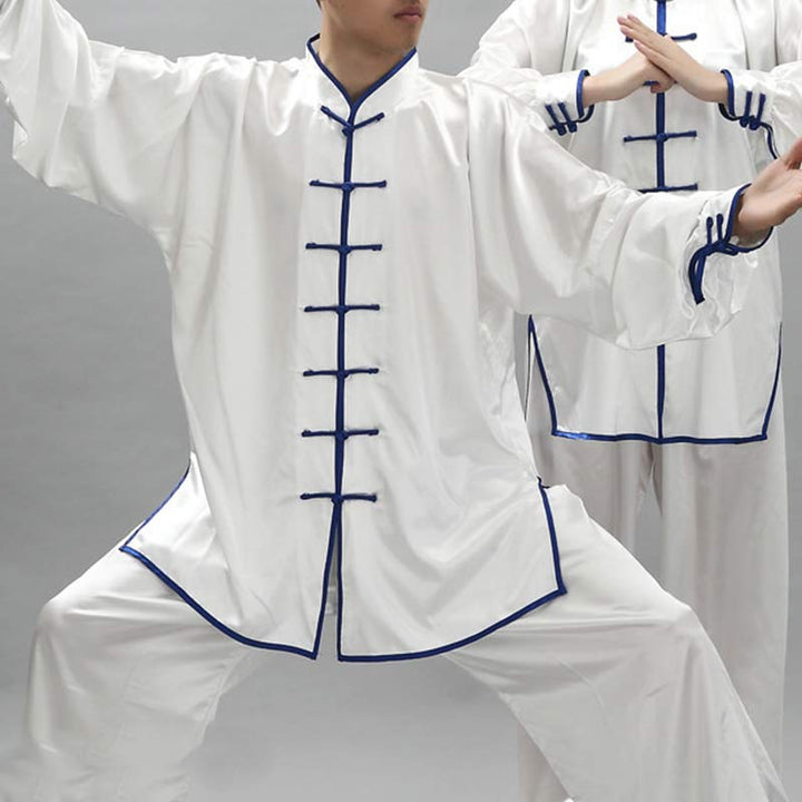 Buddha Stones, einfaches Muster, Meditation, Gebet, spirituell, Zen, Tai Chi, Qigong, Praxis, Unisex-Kleidungsset - image 2