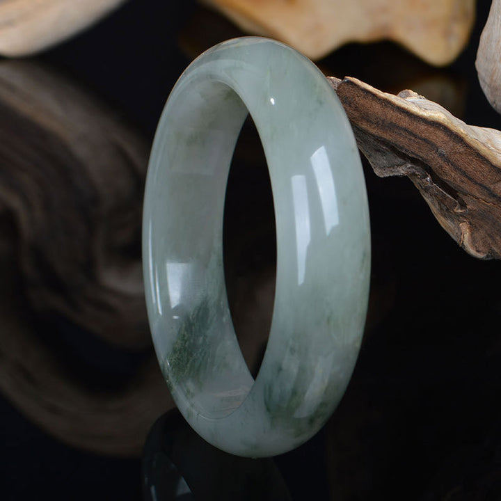 Natürlicher Jade-Glücksheilungs-Armreif - image 6