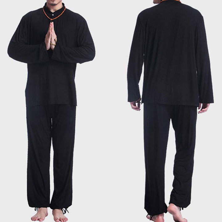 Buddha Stones, Meditation, Gebet, spirituell, Zen, Tai Chi, Praxis, Yoga, Kleidung, Herren-Set - image 19