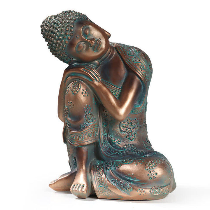 Tibetische meditierende Buddha-Statue, Serenity, Kunstharz, Dekoration - image 3