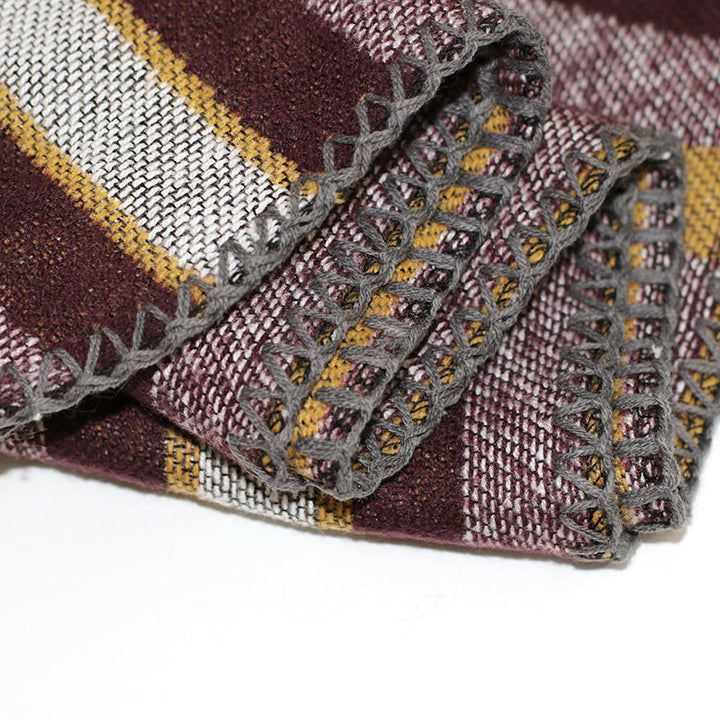 Tibetischer Schal mit Buddha Stonesn, klassisches Muster, Winter, gemütlich, warm, Reiseschal - image 10