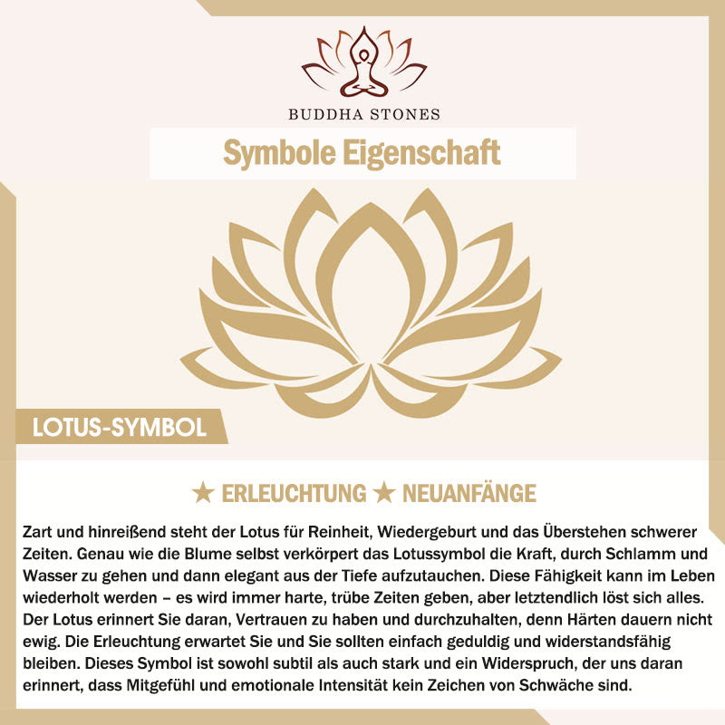 Tibetische Lotus-Muster-Neuanfang-Ohrstecker