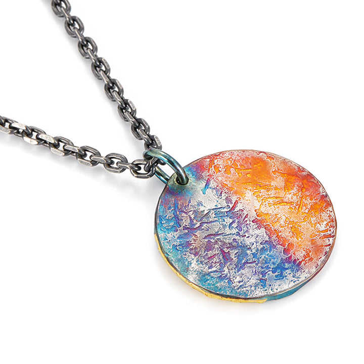 Buddha Stones 999 Sterling Silber 24K Gold Halb Dämon Halb Buddha Mitgefühl Halskette Anhänger - image 9