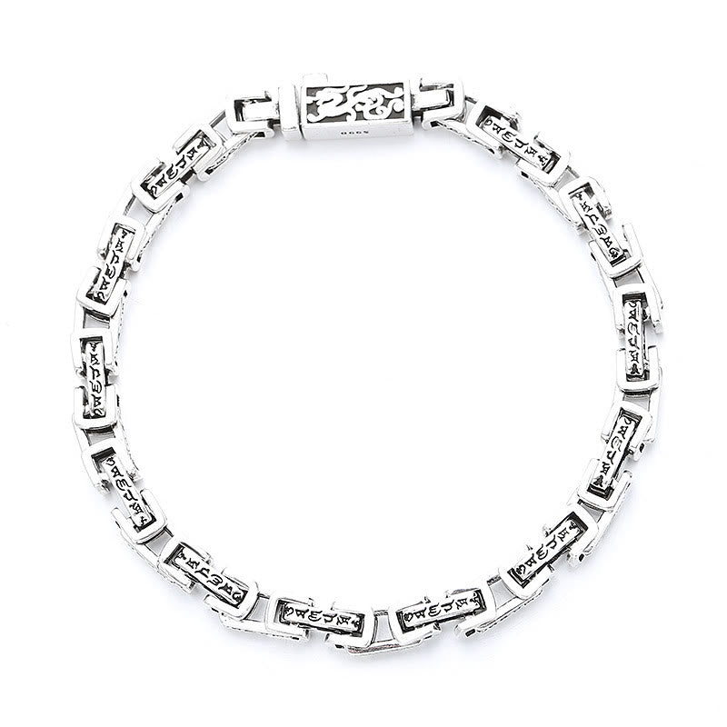 Buddha Stones Drache Om Mani Padme Hum graviertes Kupfer-Armband für Glück und Erfolg - image 4