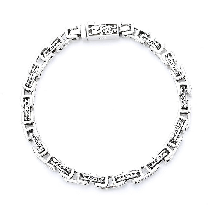 Buddha Stones Drache Om Mani Padme Hum graviertes Kupfer-Armband für Glück und Erfolg - image 4