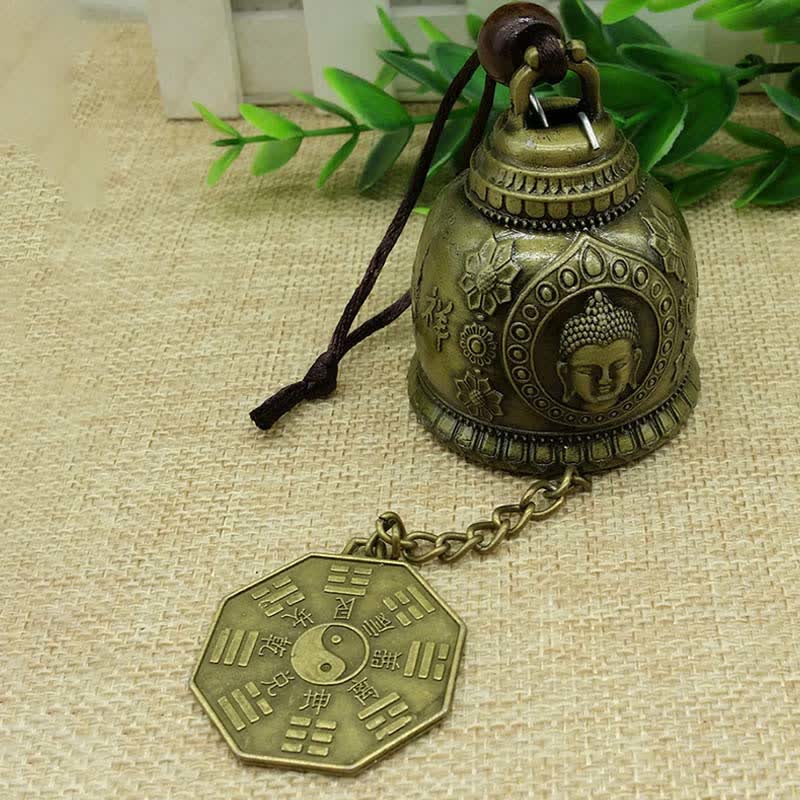 Feng Shui Buddha Koi Fisch Drache Elefant Windspiel Glocke Glück Wandbehang Dekoration - Buddha und Bagua - image 11