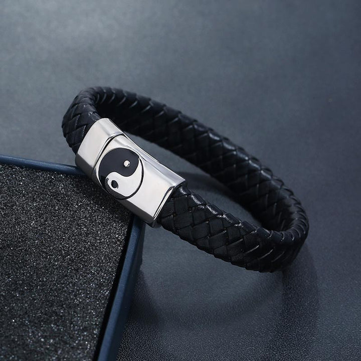 Buddha Stones FengShui Yin Yang Balance Armband - image 1