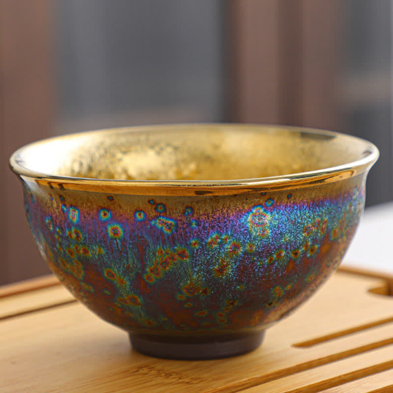 Bunte Teetasse aus Keramik mit Buddha Stonesn - image 11