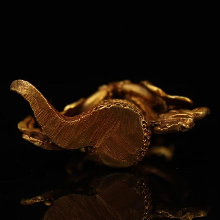 Bodhisattva Nagarjuna Schutz Kupfer Statue Dekoration - image 10