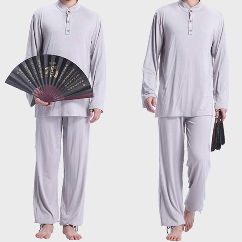Buddha Stones, Meditation, Gebet, spirituell, Zen, Tai Chi, Praxis, Yoga, Kleidung, Herren-Set - image 1