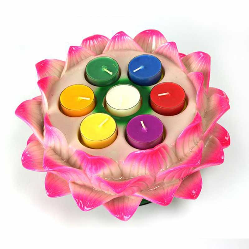 Meditations-Gebetsaltar, Lotusblumen-Kerzenhalter, buddhistische Tempelrituale, Gebrauchsgegenstände - image 6