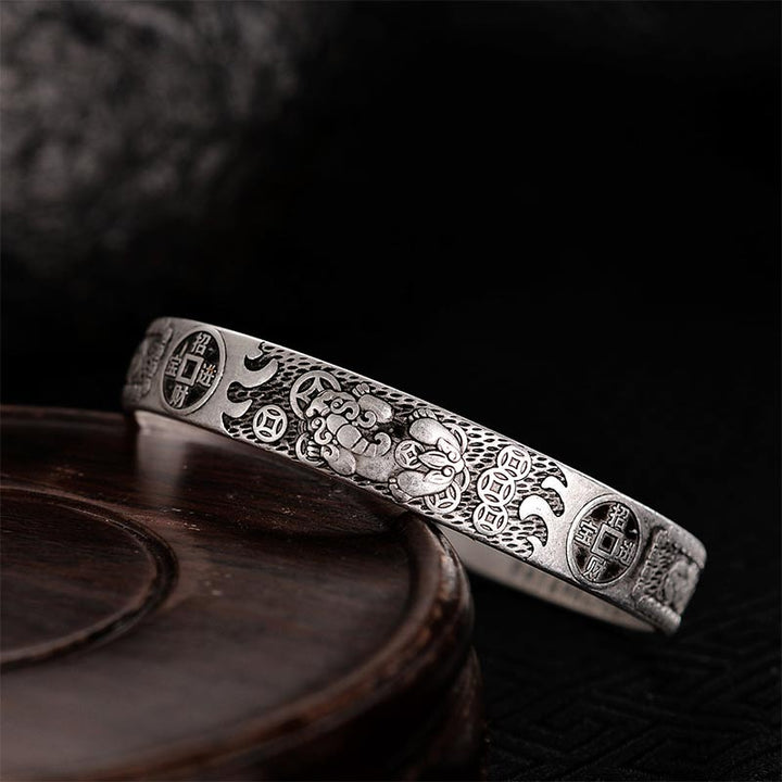 Buddha Stones FengShui Lucky PiXiu Schutz verstellbares Armband - image 3