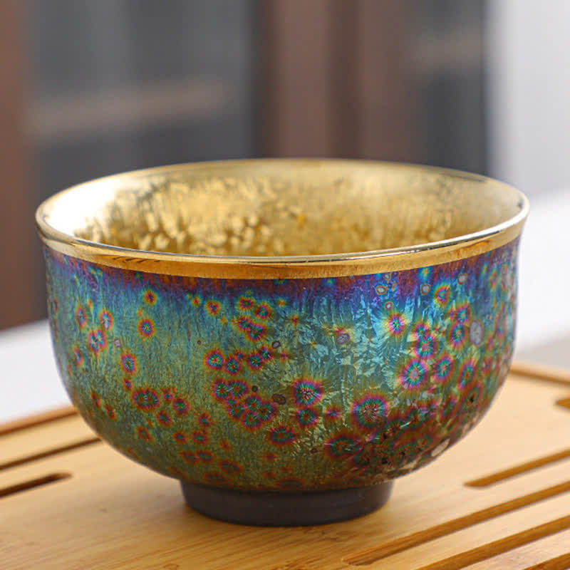 Bunte Teetasse aus Keramik mit Buddha Stonesn - image 12