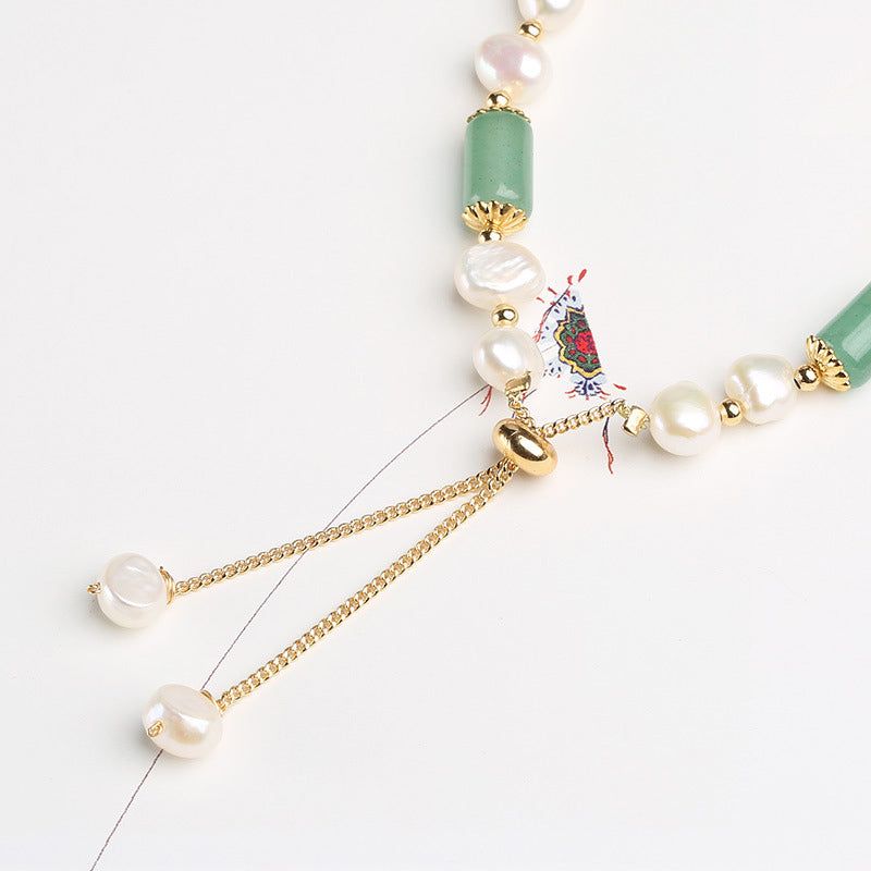 Buddha Stones, grüne Aventurin-Perlen, rosa Kristallperlen, Glücksarmband - image 6