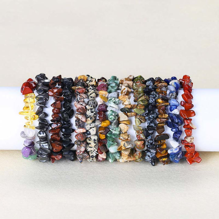 Armband aus natürlich geformtem, unregelmäßig geformtem Kristallstein – wohltuende Wärme - image 60