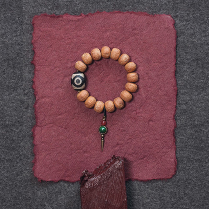 Buddha Stones Tibetisches Bodhi-Samen-Dzi-Perlen-Friedens-Charm-Armband (Mala) - image 6