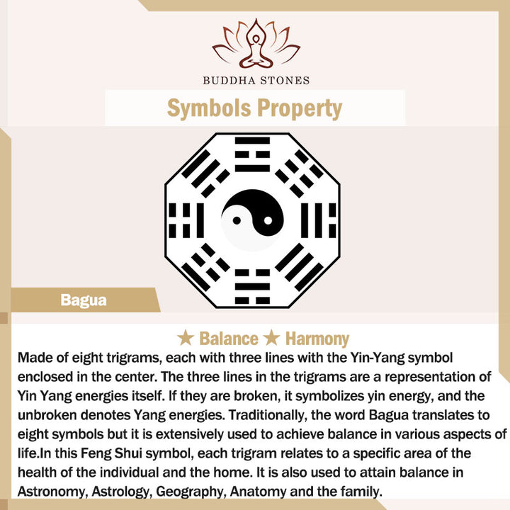 Buddha Stones Natürliche Jade FengShui Bagua Yin Yang Wohlstand Halskette Anhänger