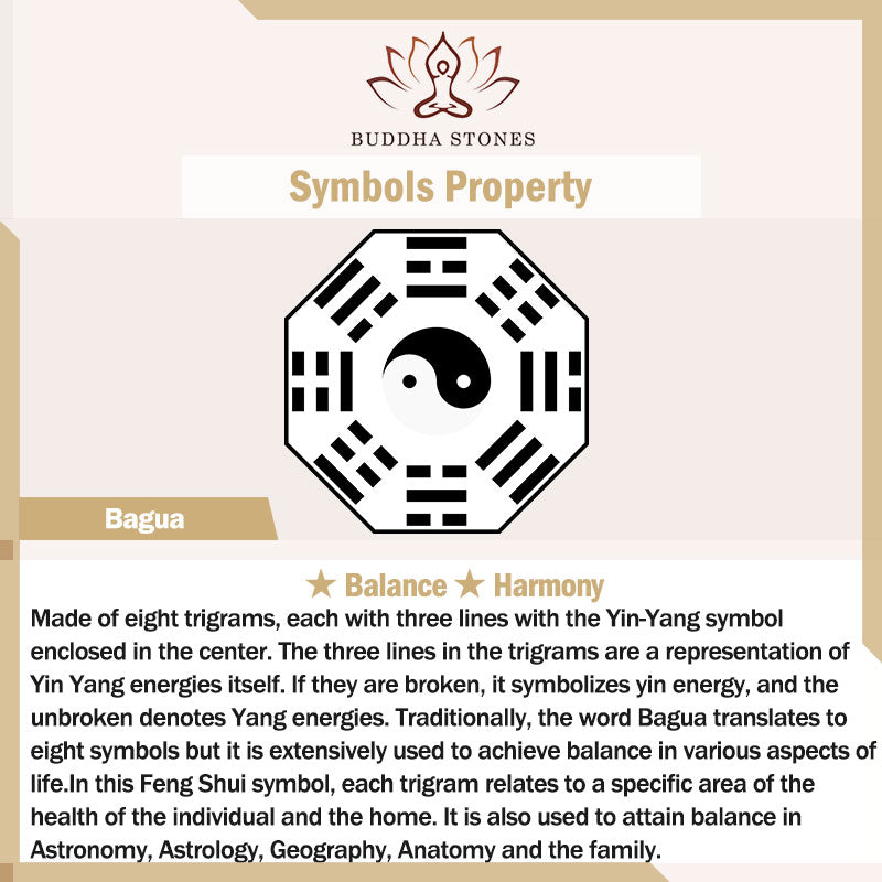 Buddha Stones Yin Yang Bagua Titanstahl-Anhänger - image 5
